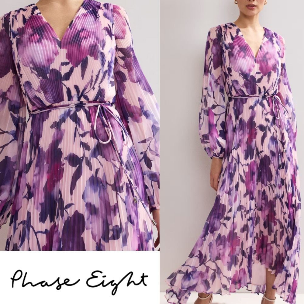 英国発【Phase Eight】ナタリアフローラルドレス 関税込