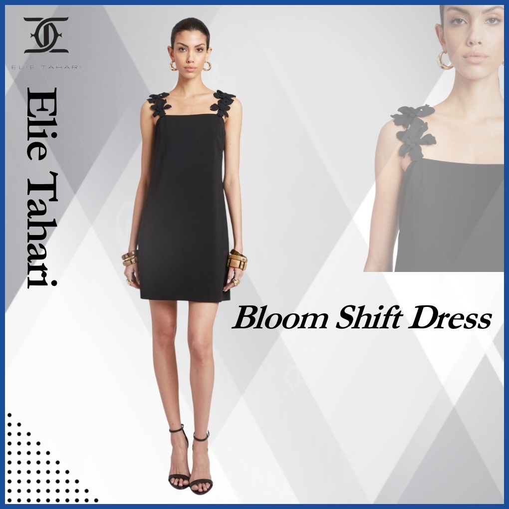 ◆ELIE TAHARI ブルームシフトドレス