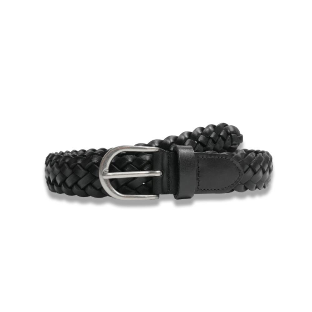 ●DOFFJASON● COWHIDE TWIST WESTERN BELT BLACK DJ24FWCBT004B