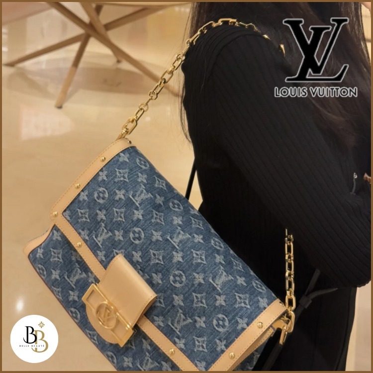 【☆モノグラムデニム☆】Louis Vuitton ドーフィーヌ・ソフトGM