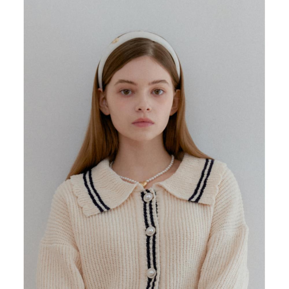 ●ANOETIC● ANC VOLUME HEART PEARL NECKLACE_GOLD
