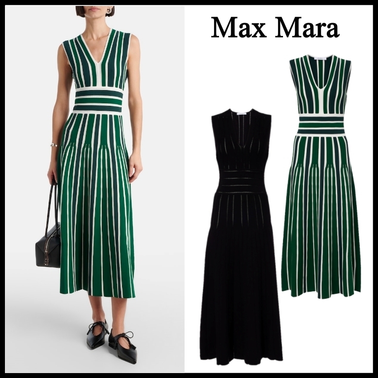 【Max Mara】マックスマーラ Tallone ビスコース ニット ドレス