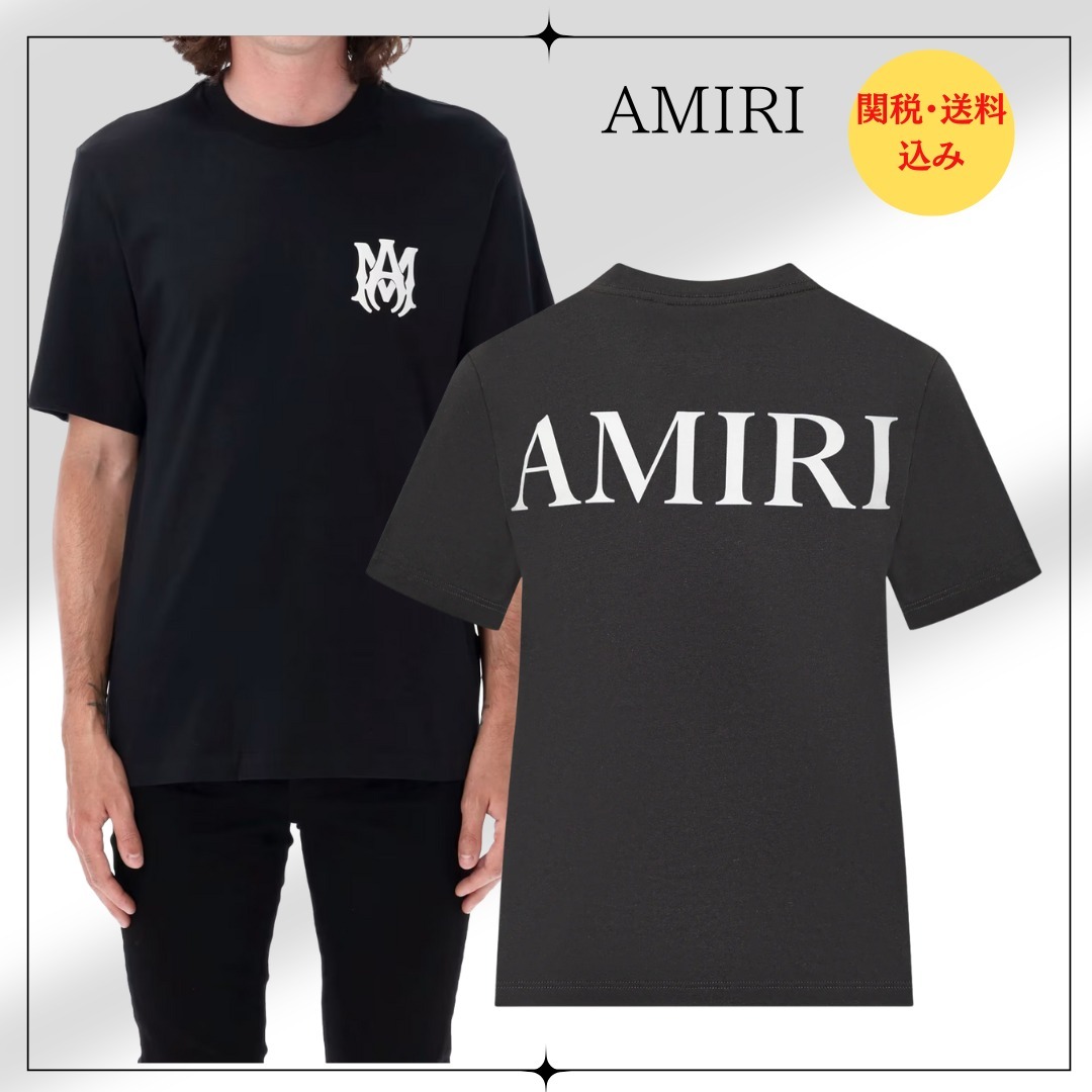関税送料込！【AMIRI】コアロゴ クルーネック Tシャツ