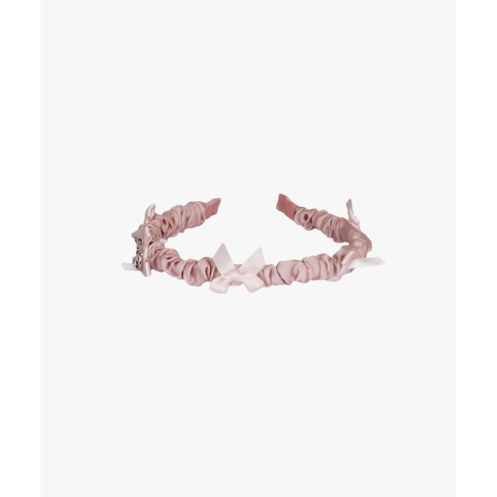●PINK PINEAPPLE● WRINKLE RIBBON HAIRBANDPINK m1037_1437827