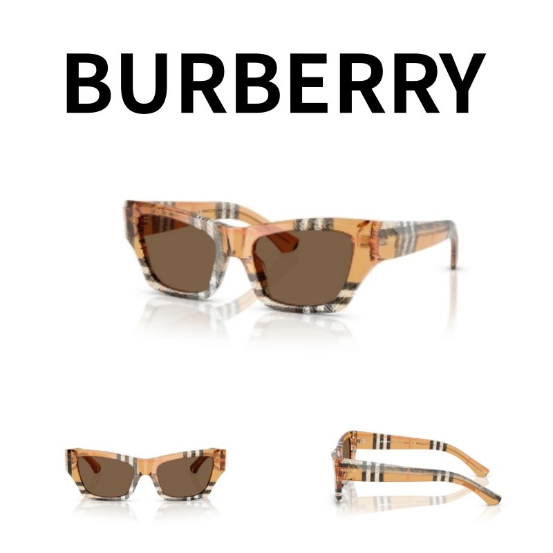 BURBERRY バーバリー サングラス キャットアイ UVカット付き