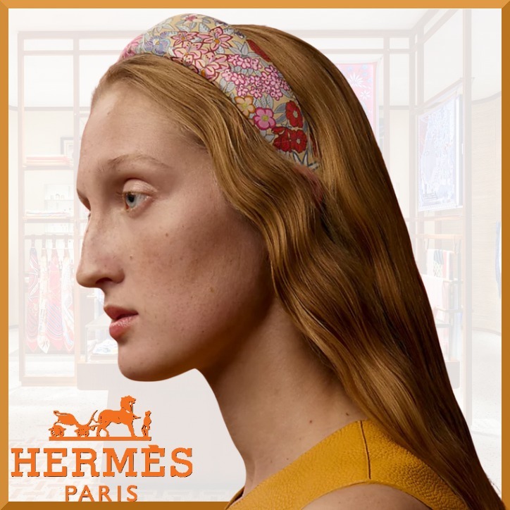 【美しい♡】Hermesジーナ・ブルームのヘッドバンド
