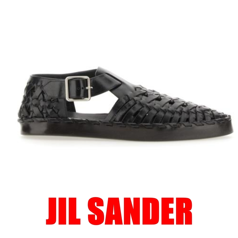 【JIL SANDER】革サンダル【SALE】★追跡/送料込み