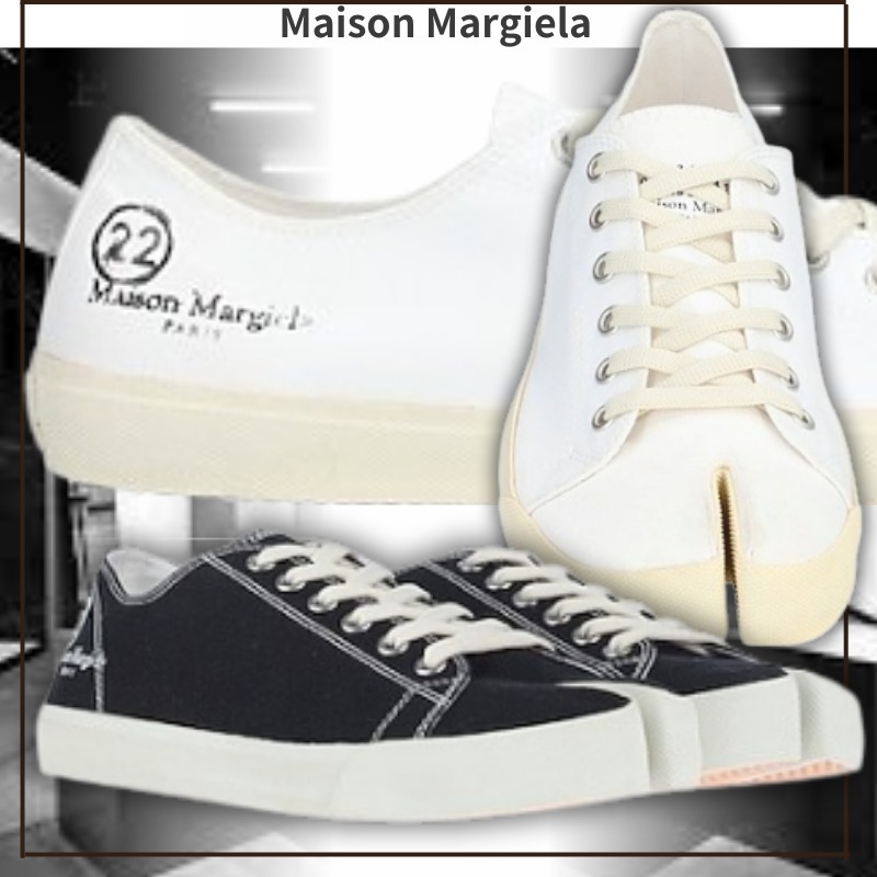 【足元に個性を】MAISON MARGIELA Tabiロゴスニーカー