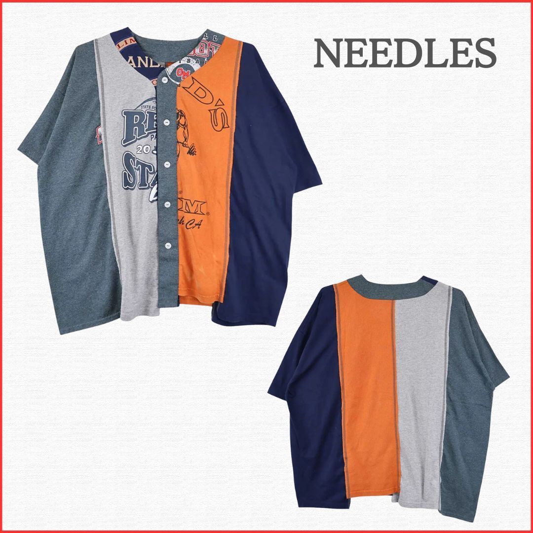 国内発送【NEEDLES】4 CUT WIDE BASEBALL TEE - COLLEGE【A】