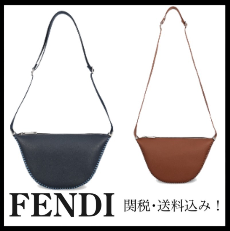 ＊FENDI＊Roma レザー メロン スモール バッグ ステッチ