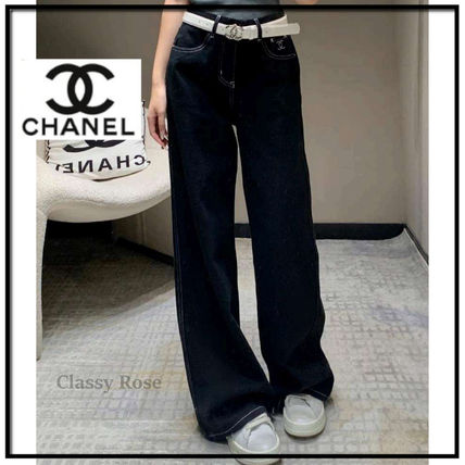 【CCロゴが可愛い♪】CHANEL 25ss デニム ジーンズ S CHANEL(シャネル) デニム・ジーパン(レディース) - 海外通販の