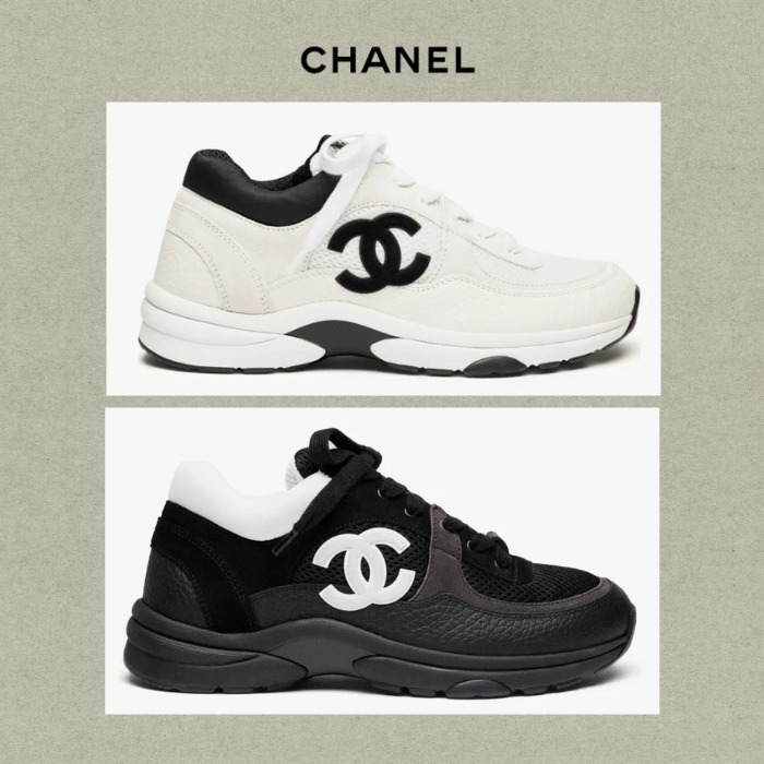 【バイカラーでお洒落♪】CHANEL スニーカー