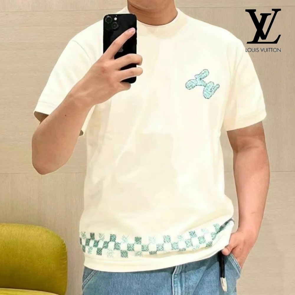 【カジュアル♪】LOUIS VUITTON★エンベリッシュド 半袖Tシャツ