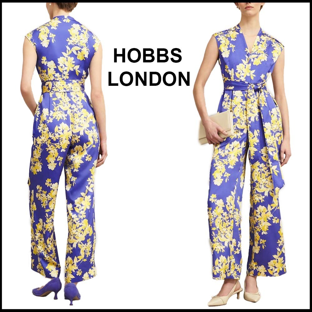 HOBBS LONDON★メイシーフローラルVネックジャンプスーツ