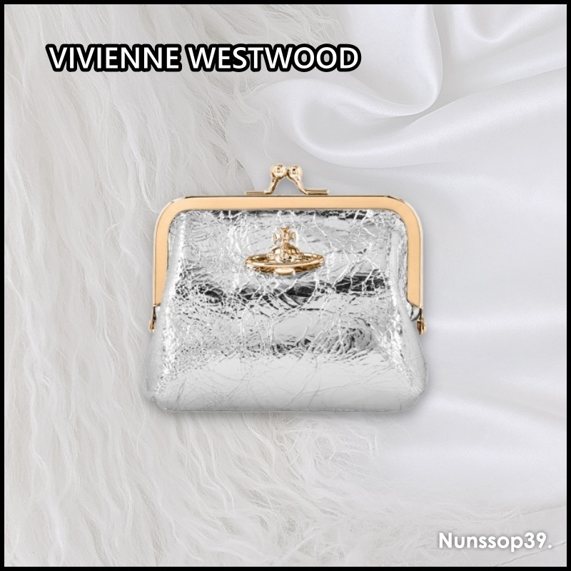 《VIVIENNE WESTWOOD》 メタリッククリンクル コイン ウォレット
