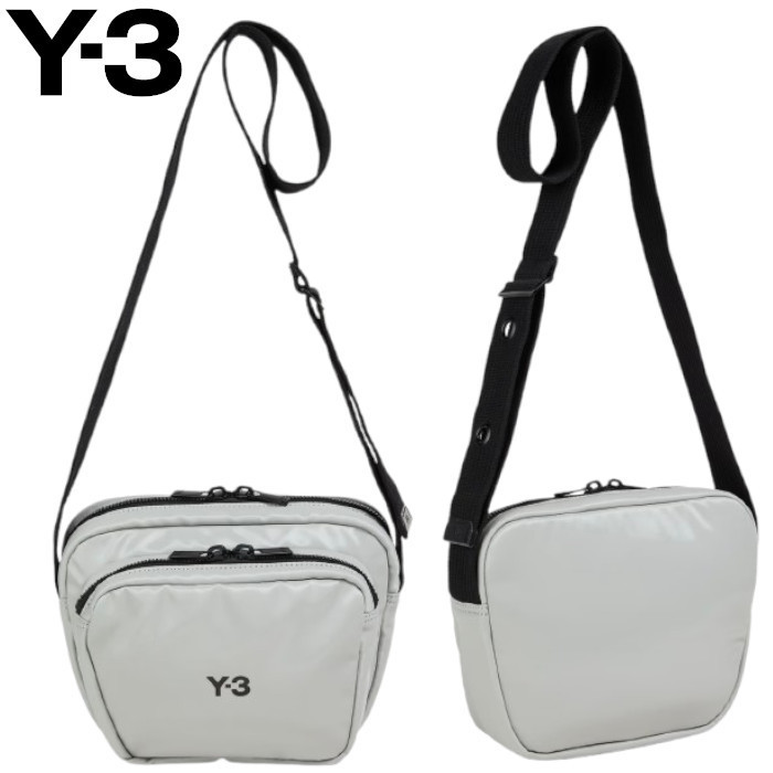 Y-3【関税込み】コーティングキャンバス メッセンジャーバッグ