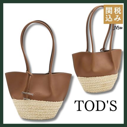 【TOD'S】マニチ ロゴ デボス加工 かごバッグ 籠 関税・送料込み TOD'S(トッズ) かごバッグ(レディース) - 海外通販のBUYMA