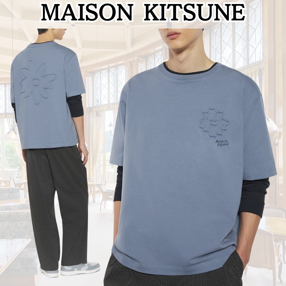 新作★MAISON KITSUNE*風合いが魅力的*デイジーオーバーTシャツ