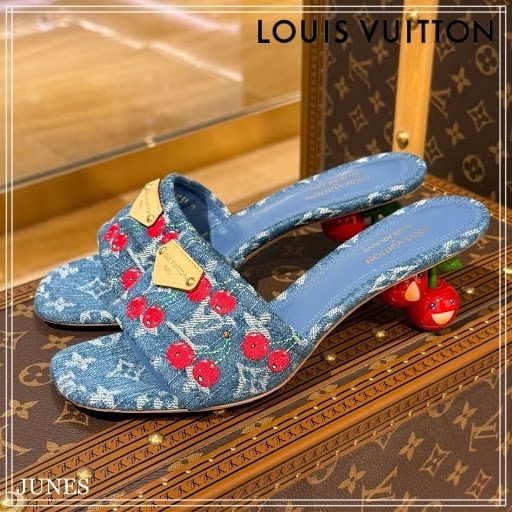村上隆コラボ♪可愛い【LOUIS VUITTON】LV×TM リリーミュール