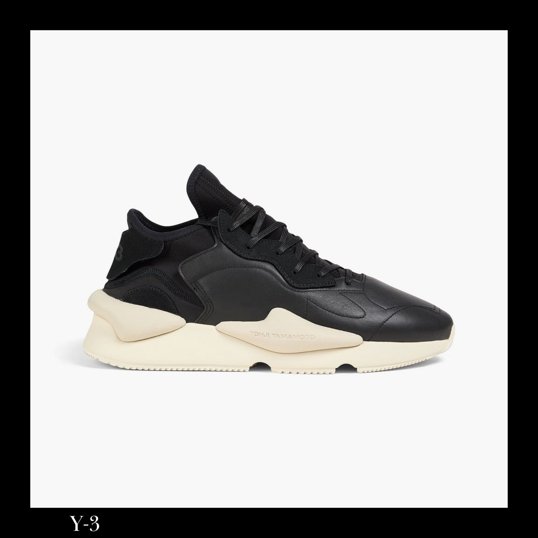 ＊送料・関税込み＊Y-3 Kaiwa レザー スニーカー ブラック