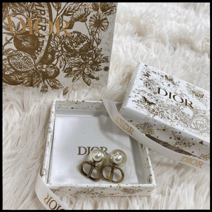 【エレガントで繊細なデザイン！】DIOR Dior Tribales ピアス
