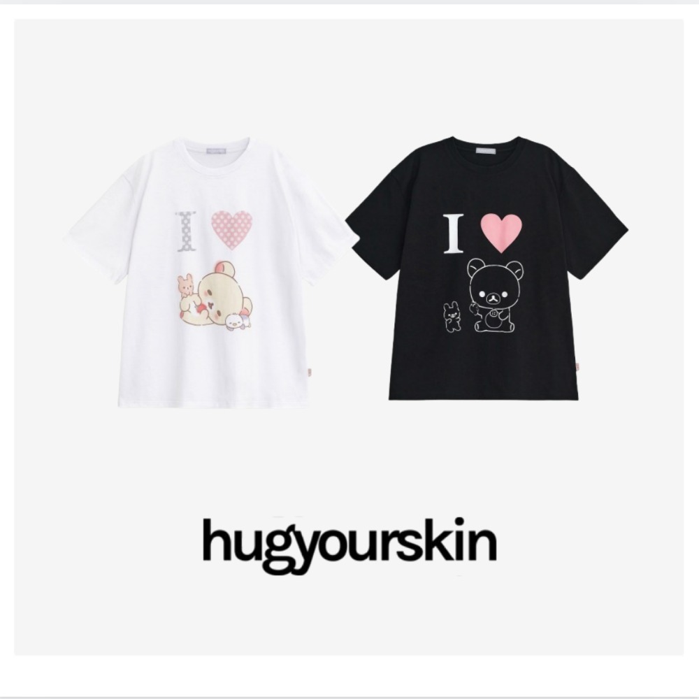 ● HUG YOUR SKIN ● I Love Korilakkuma Tee ★25SS
