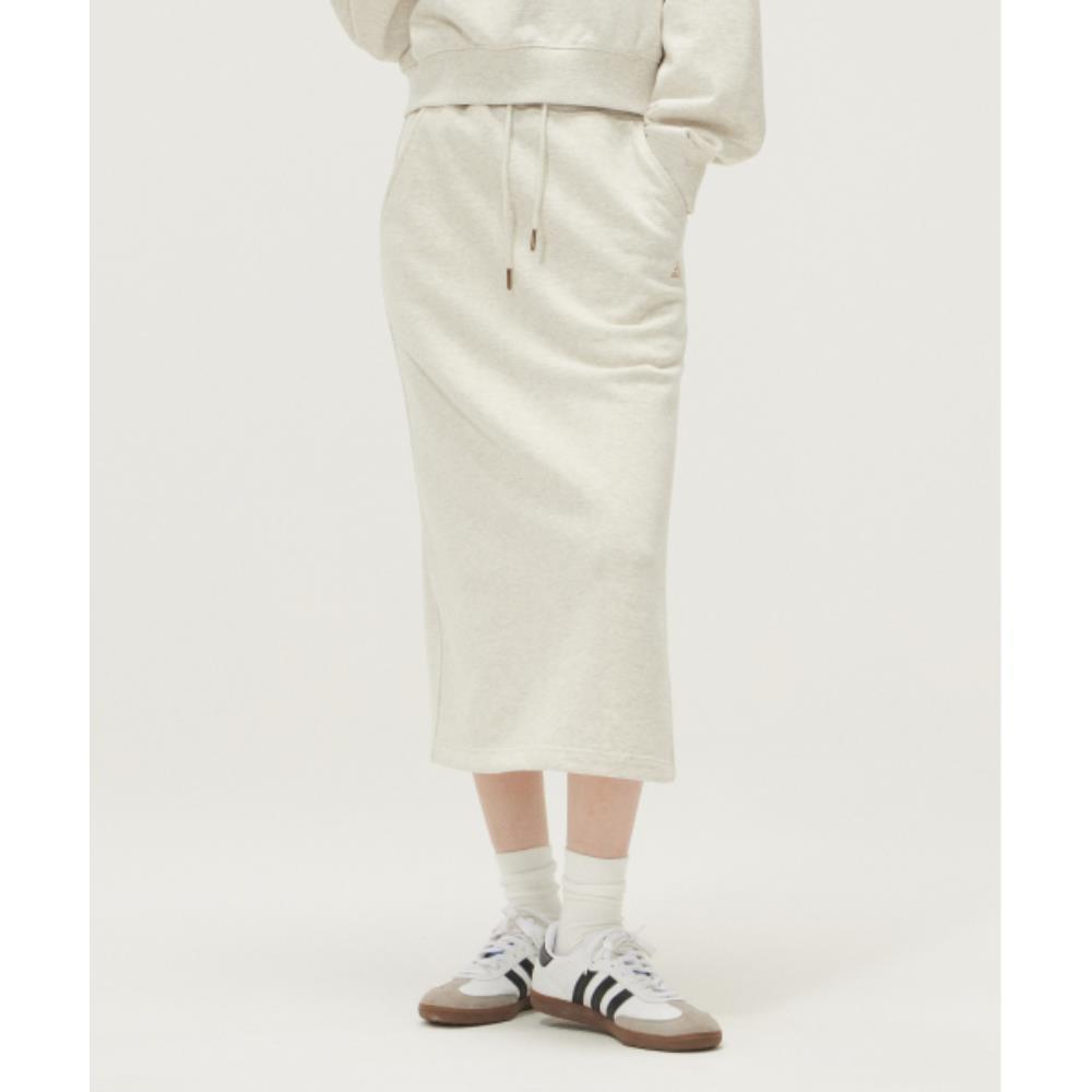 ★LEE★ Women's Sweat Long Skirt Oatmeal LE2403SR20OT