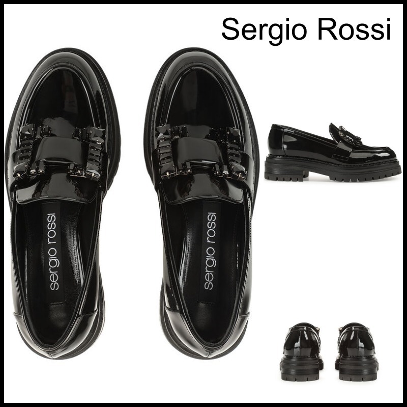 【Sergio Rossi】sr Prince - ブラックローファー