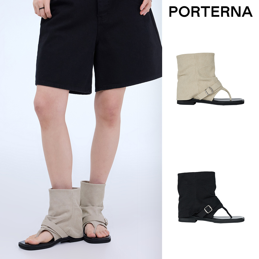 【PORTERNA】Koiche open toe boots