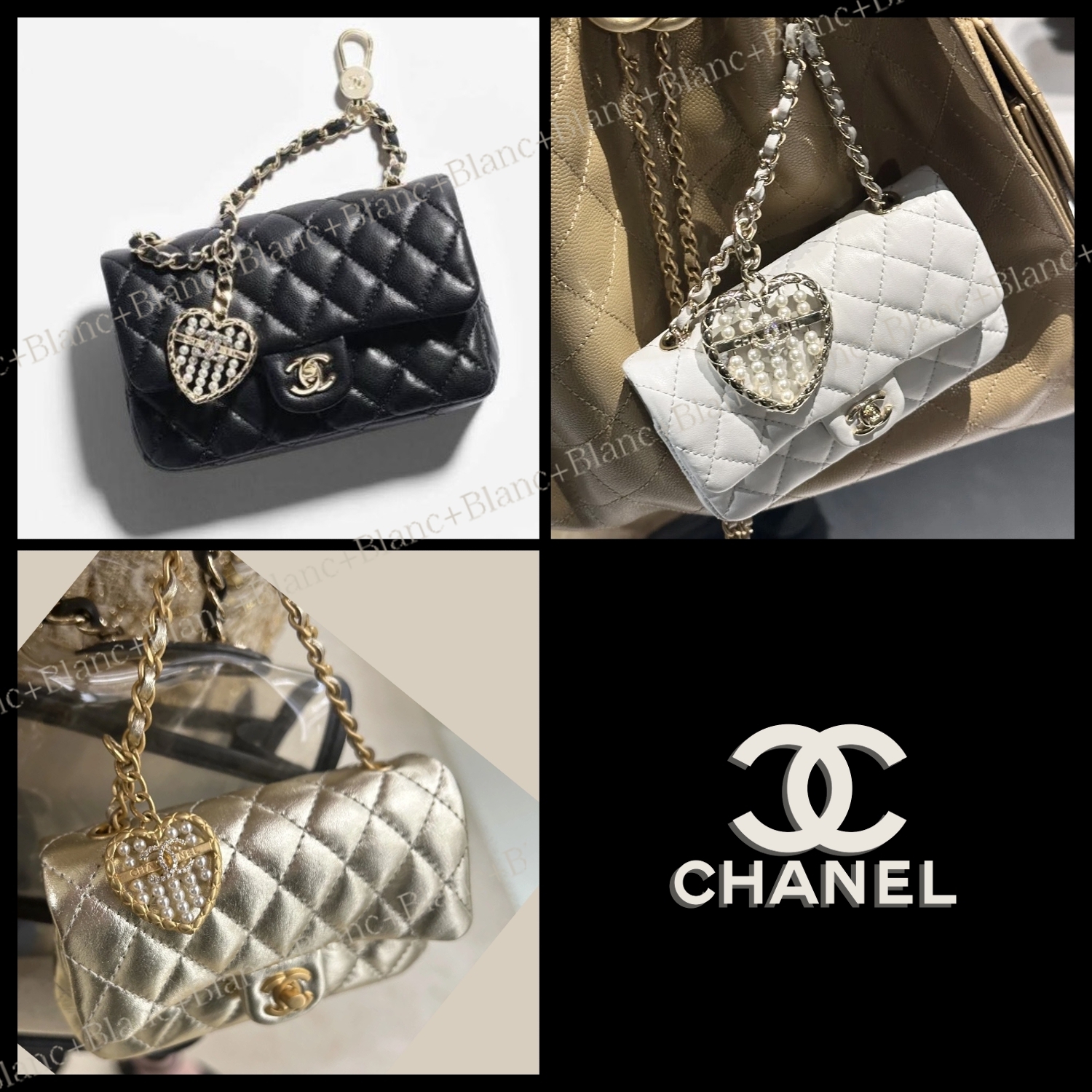 大人ガーリーの極み♡【 CHANEL 】ハートバッグチャーム