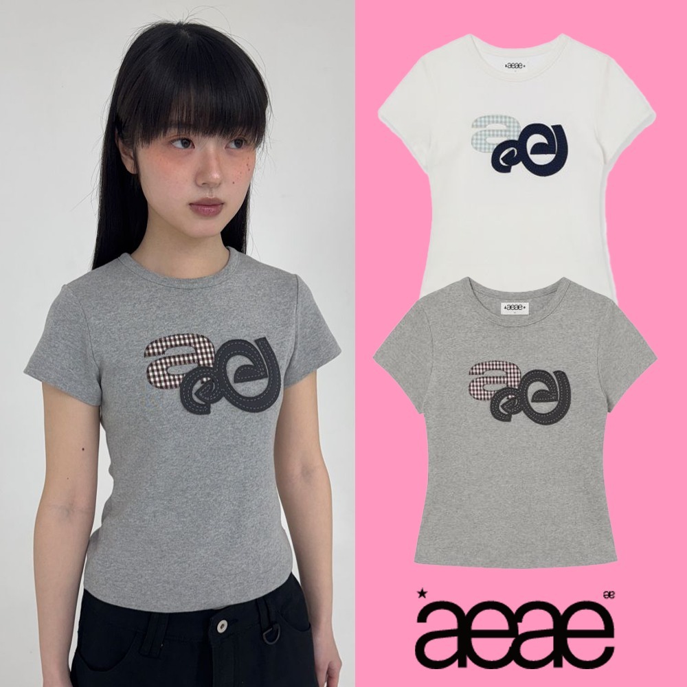 Tシャツ・カットソー [AEAE] APPLIQUE LOGO TEE