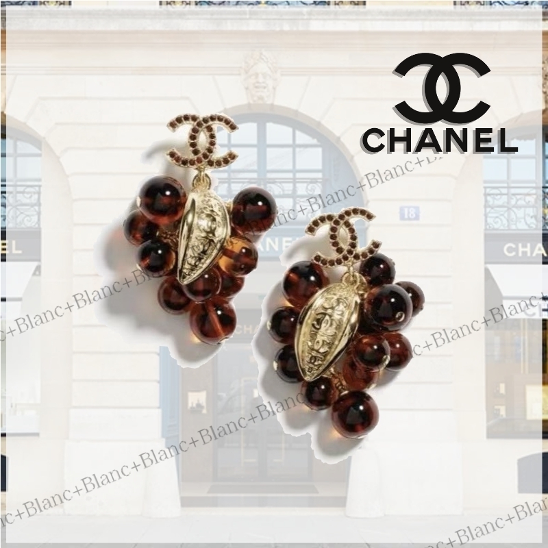 艶めくジュエリー果実♡【 CHANEL 】シャネル ピアス 新作