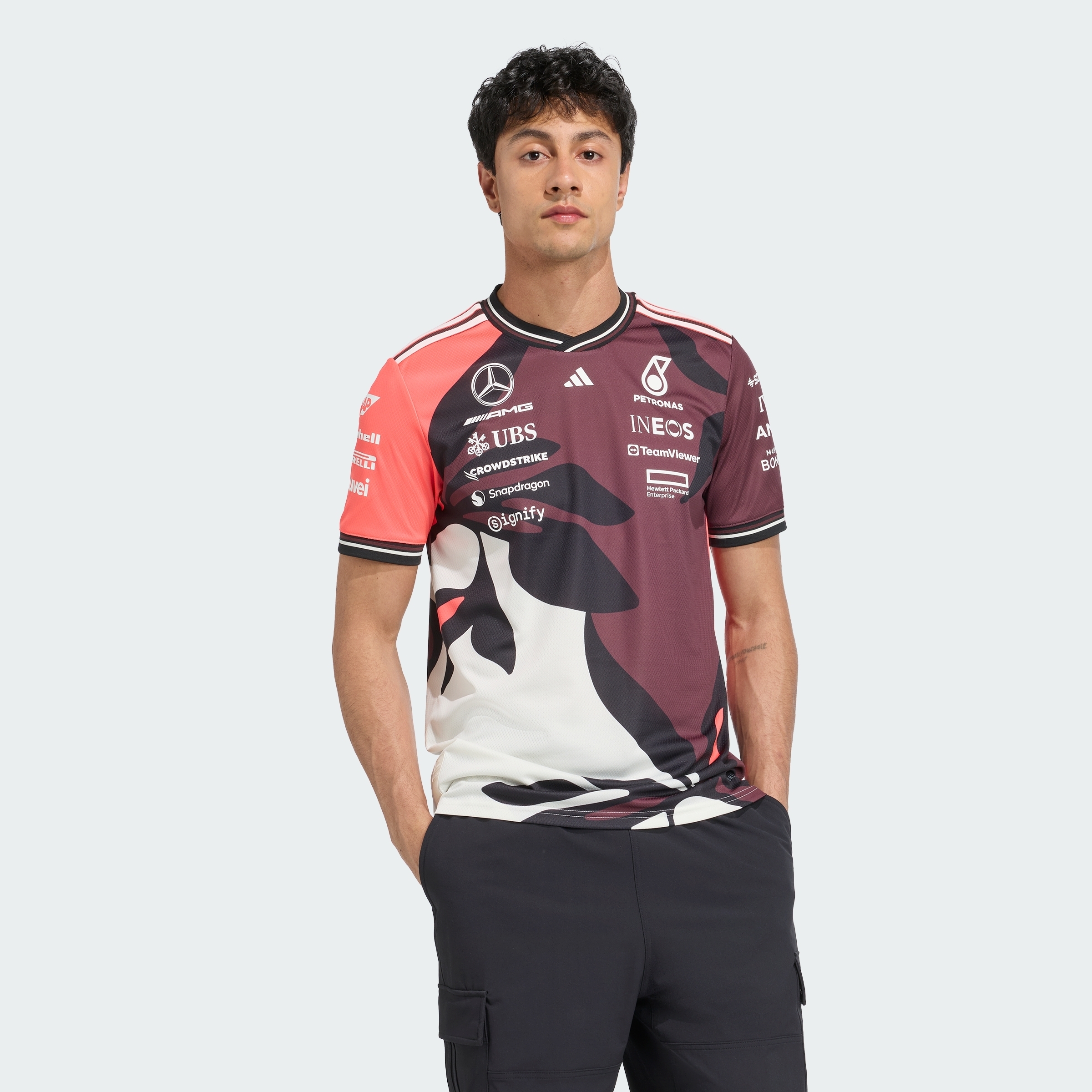 Tシャツ・カットソー AMG Petronas F1 Driver Team Jersey Authentic Summer Pack