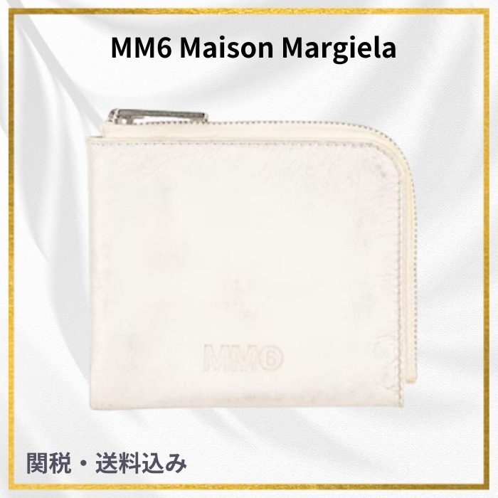 送料・関税込★MM6 Maison Margiela★レザー ロゴ コインケース