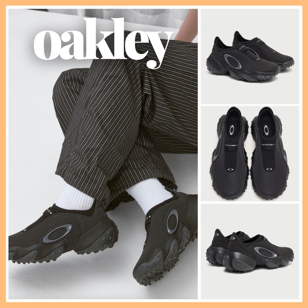 【OAKLEY】 Edge Icon Blackout オークリー ブラックスニーカー