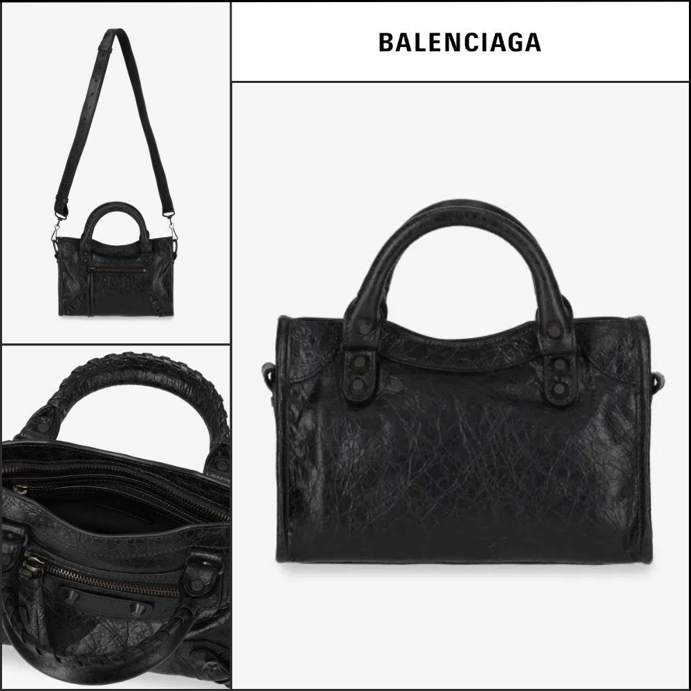 【BALENCIAGA】Le City Mini Tote Bag Black