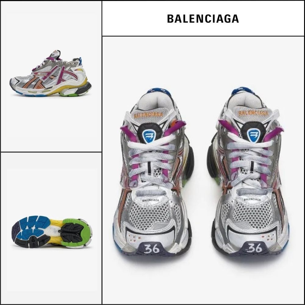 【BALENCIAGA】Runner Sneakers Multicolor