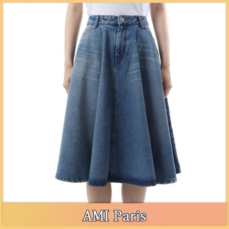 【AMI PARIS】★送料・関税込★ミディスカート