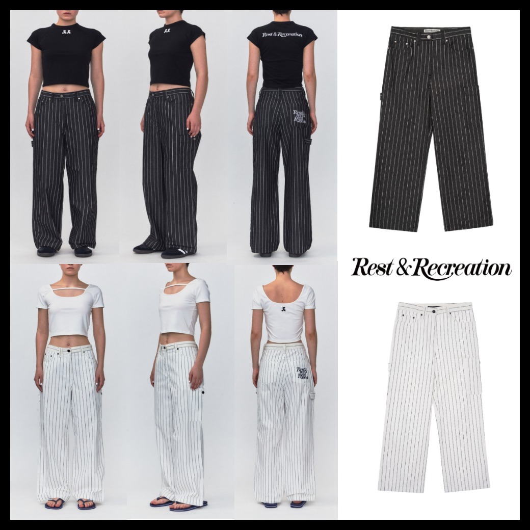早期完売★Rest&Recreation★RR STRIPE CARPENTER PANTS★大人気