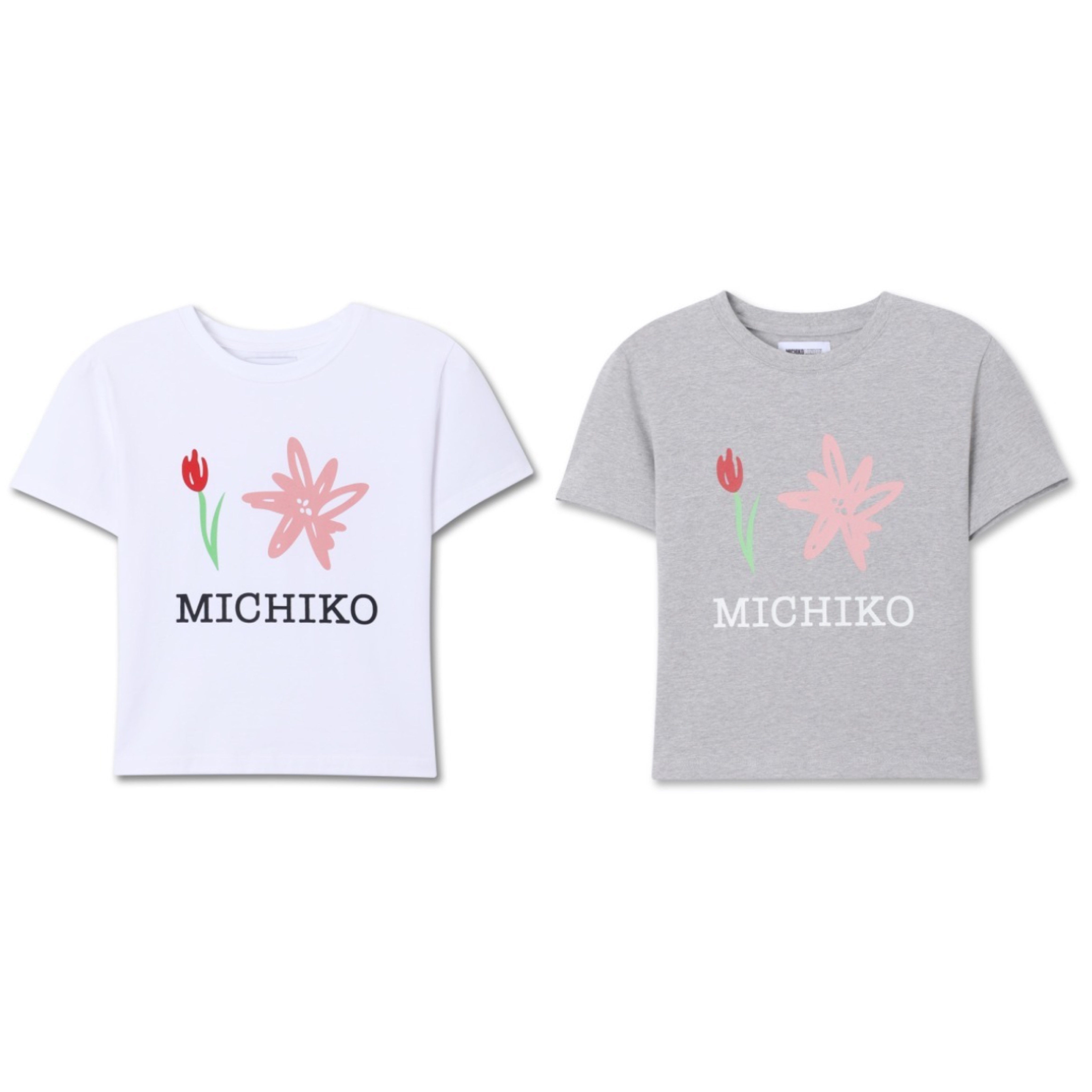 ＊韓国＊［MICHIKO LONDON］MICHIKO FLOWER CROP TOP 2C S,M