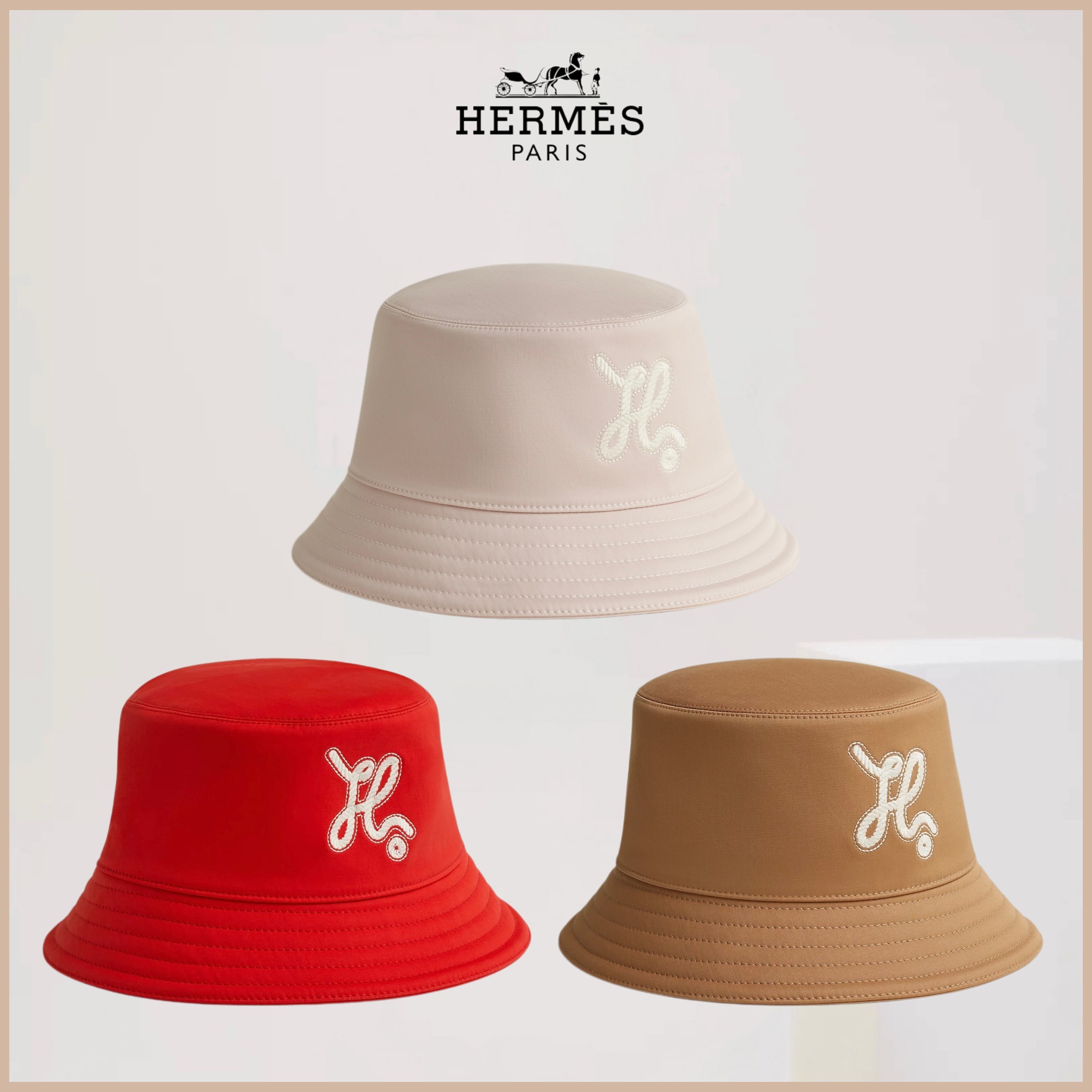 HERMES 上品に♡ バケットハット ハーパー ノーティック