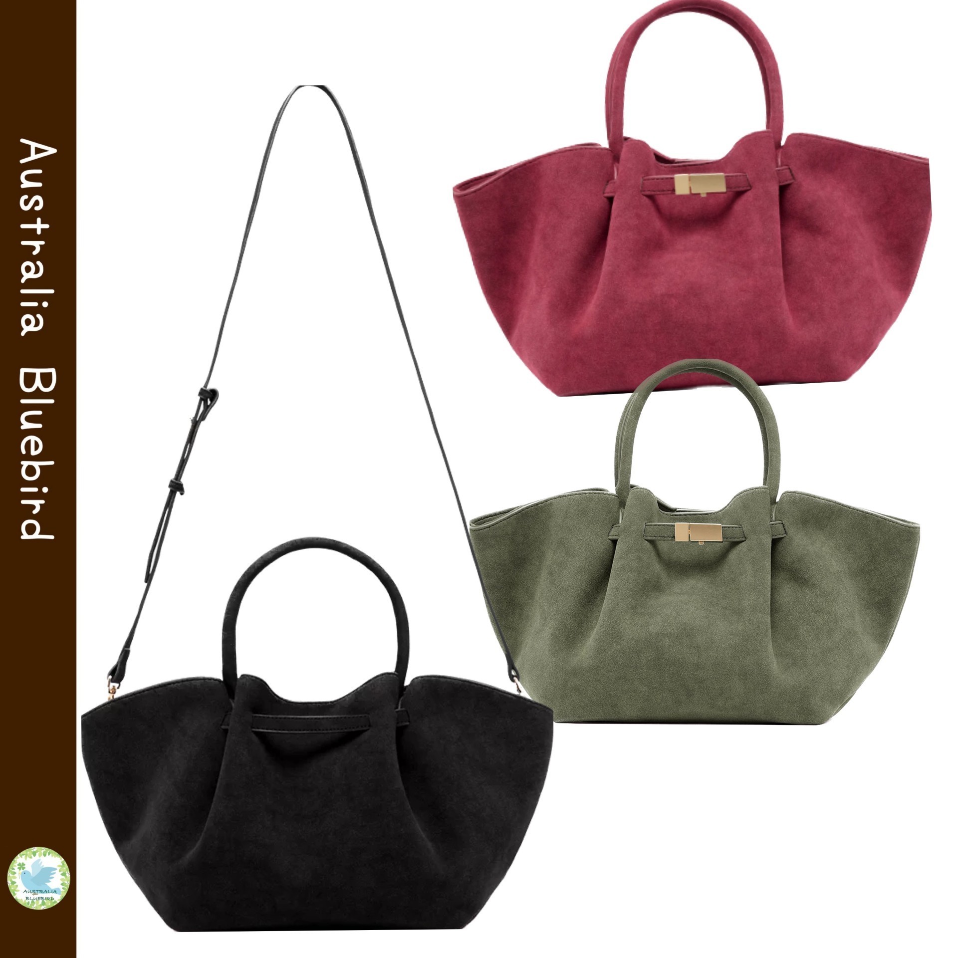 関税込★NineWest Silas 軽量ソフトトートバッグ A4サイズ収納可