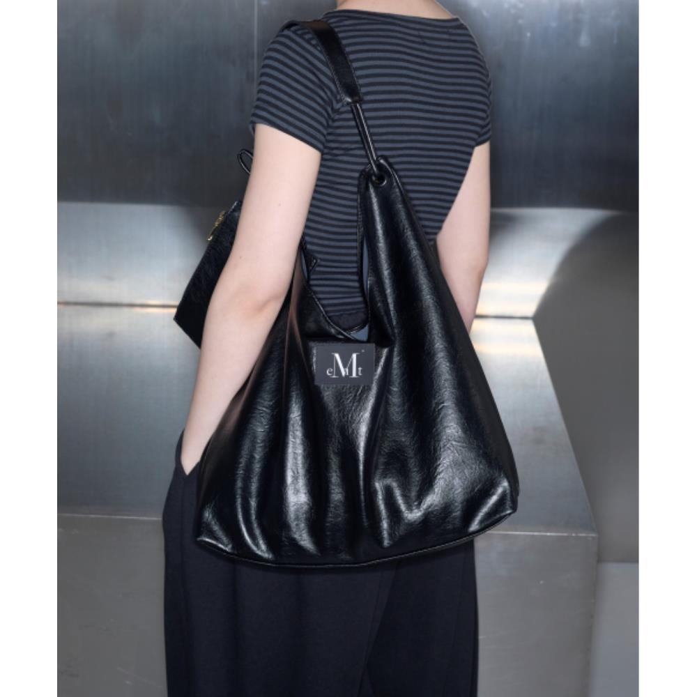 ショルダーバッグ・ポシェット ^MUCENT^ Pouch Gift Cats Double Line Eyelet Leather Shoulder