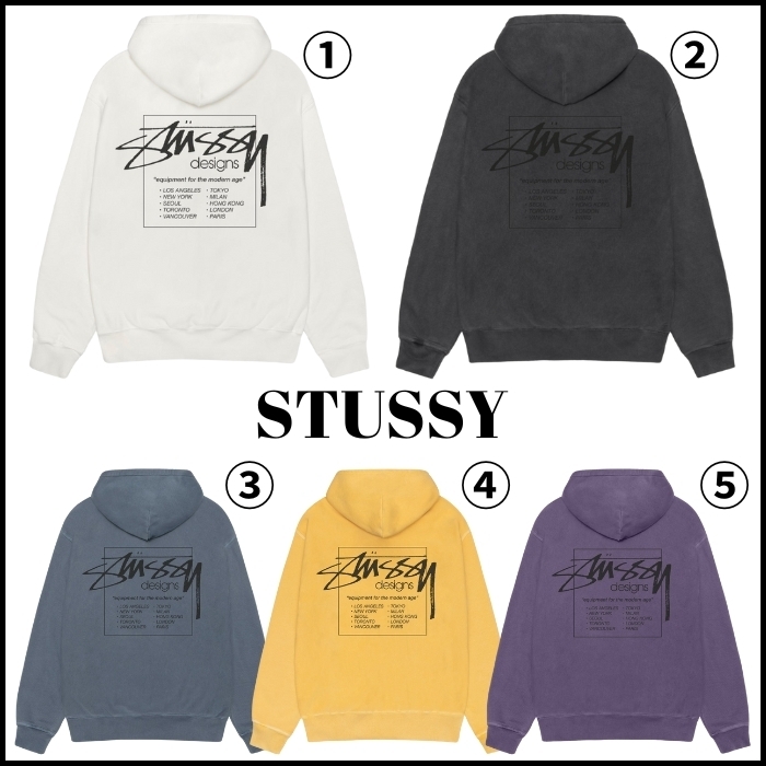 【STUSSY】★パーカー★ MODERN AGE HOODIE PIGMENT DYED