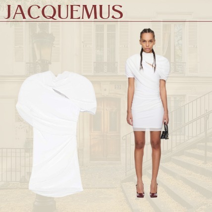 【JACQUEMUS】The Castagna ミニドレス ホワイト