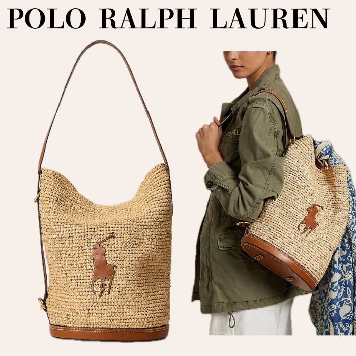POLO RALPHLAUREN ラルフ ポニー Bellportバケツ型バッグ