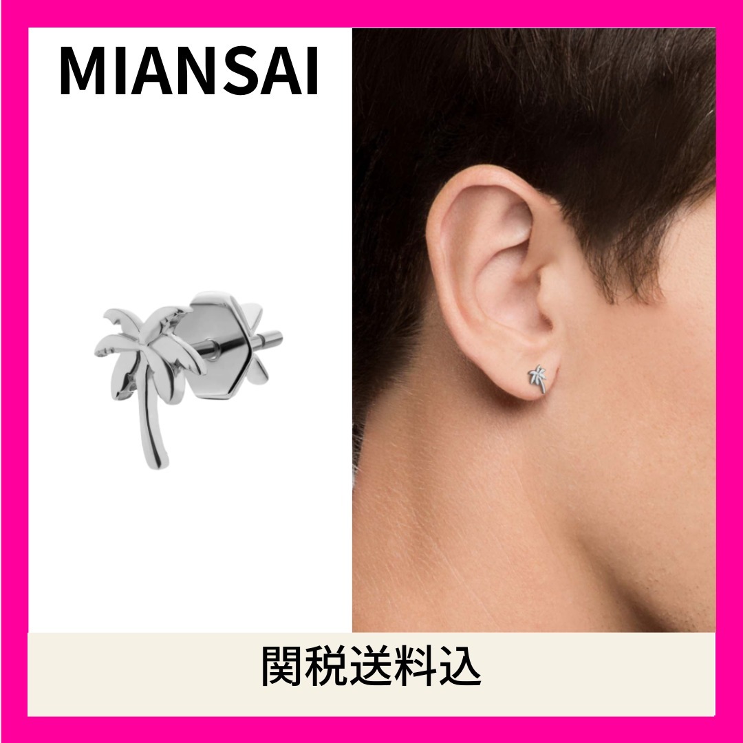 【MIANSAI】関税送料込★Palm スタッド ピアス