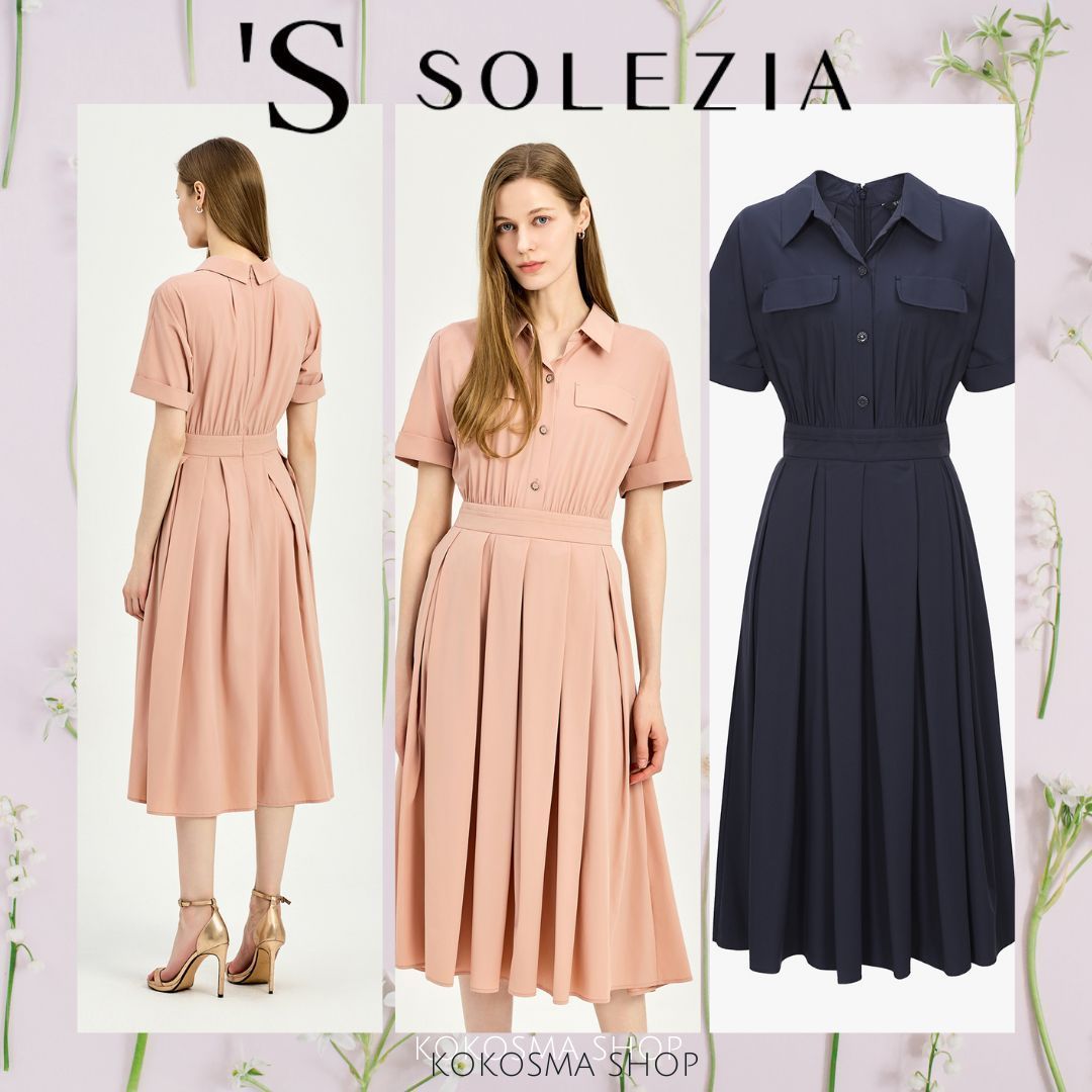 'S SOLEZIA[ソレジア] Stankara Pleated One Piece