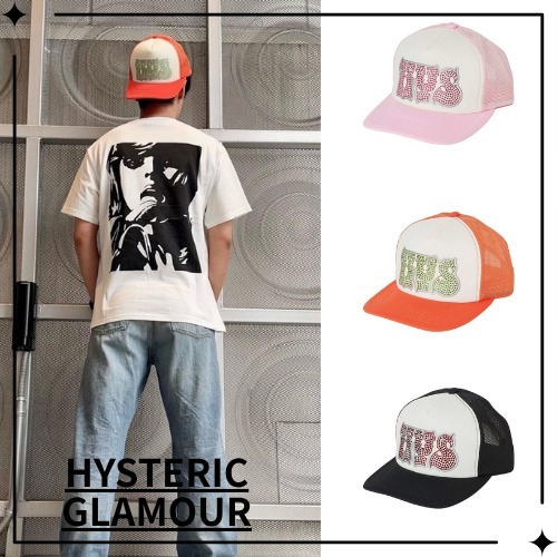 【HYSTERIC GLAMOUR】ラインストーン メッシュキャップ