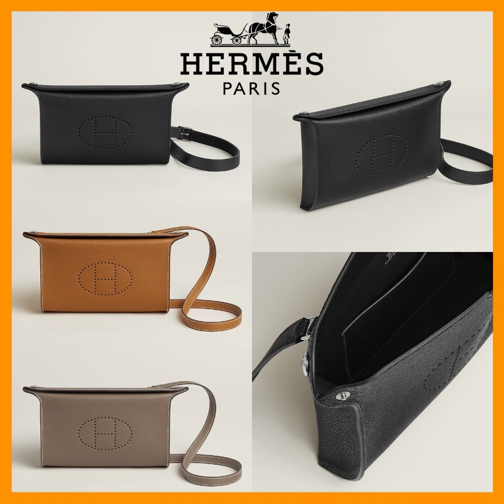 レザーストラップがスマート HERMES ヴィドポッシュ 男女兼用